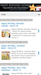 Mobile Screenshot of happybirthdayauthor.com